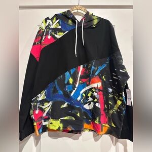 New York & Company Black Hoodie with Urban Streetwear Style